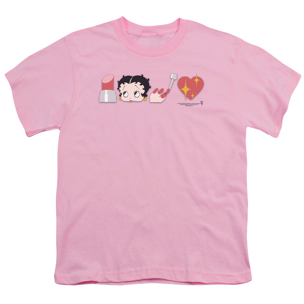 Betty Boop Symbols Licensed Kid's T-Shirt (Ages 4-7) XS-XL