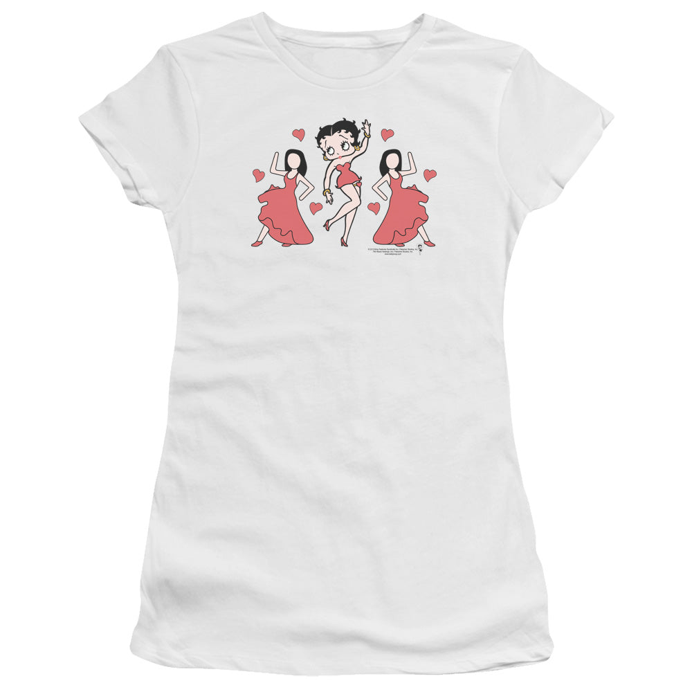 Betty Boop Bb Dance Licensed Women's T-Shirt Juniors LG-2X