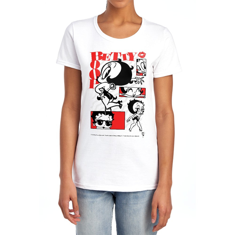 Betty Boop Stylin Snaps Licensed Women's T-Shirt Regular Fit SM-2X