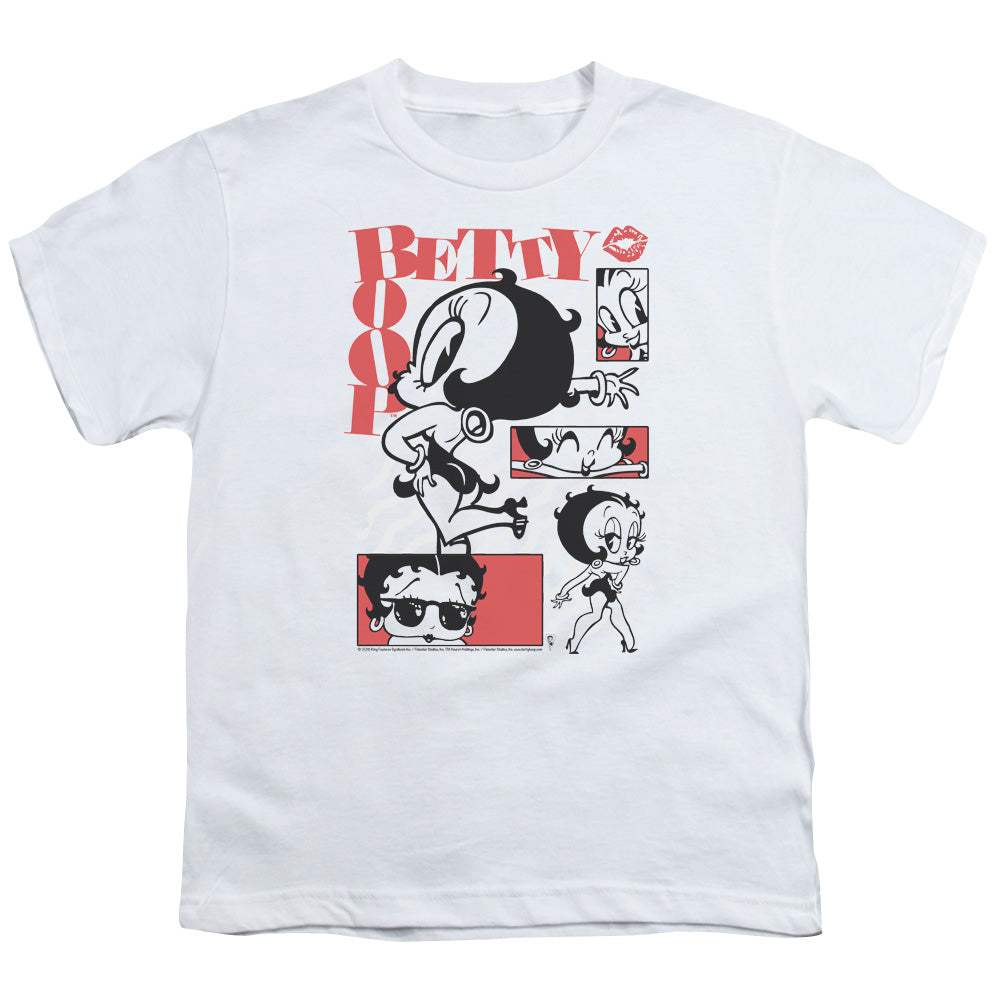 Betty Boop Stylin Snaps Licensed Kid's T-Shirt (Ages 4-7) XS-XL