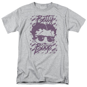 AN OFFCIALLY LICENSED BETTY BOOP SUMMER SHADES MEN'S REGULAR FIT T-SHIRT ATHLETIC HEATHER