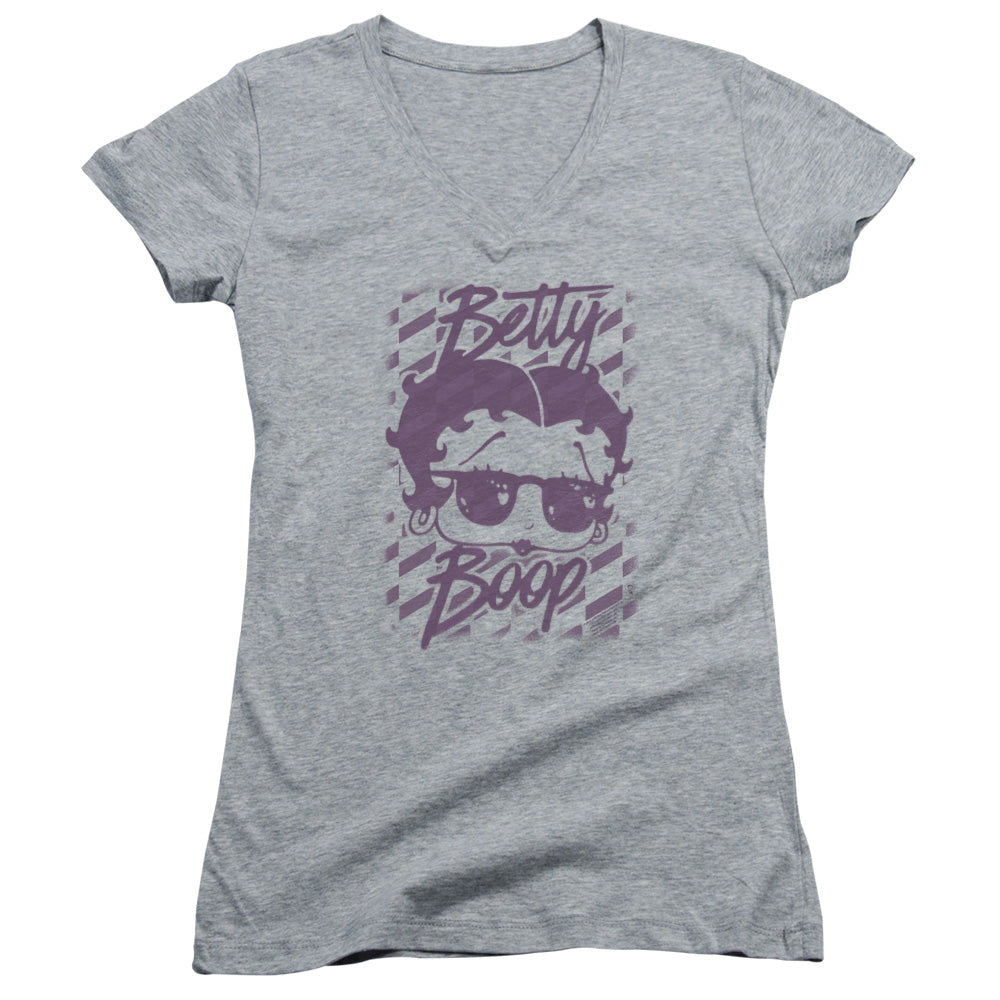 Betty Boop Summer Shades Licensed Women's T-Shirt Juniors V-Neck 2X