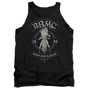 AN OFFCIALLY LICENSED BETTY BOOP B.B.M.C. ADULT UNISEX TANK TOP BLACK