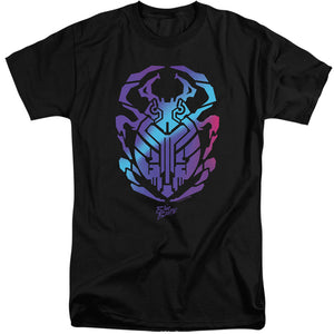 AN OFFCIALLY LICENSED BLUE BEETLE (2023) SCARAB MEN'S TALL FIT T-SHIRT BLACK