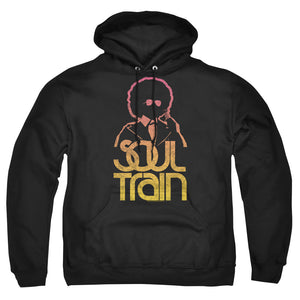 AN OFFCIALLY LICENSED BET SOUL TRAIN THE HOST ADULT UNISEX PULLOVER HOODIE BLACK