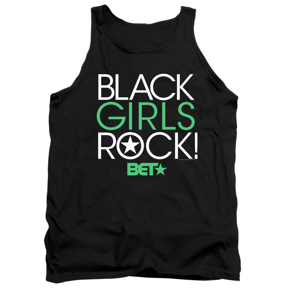 AN OFFCIALLY LICENSED BET BLACK GIRLS ROCK ADULT UNISEX TANK TOP BLACK