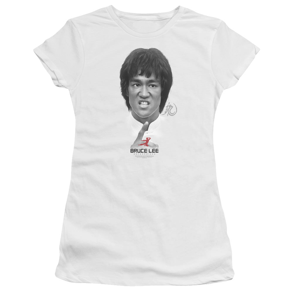 Bruce Lee Self Help Licensed Women's T-Shirt Juniors LG