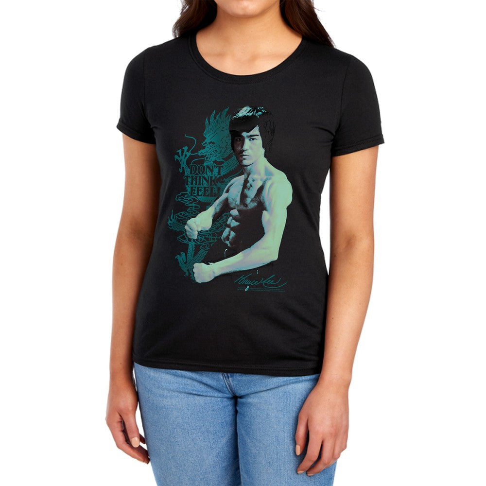 Bruce Lee Feel Licensed Women's T-Shirt Regular Fit SM