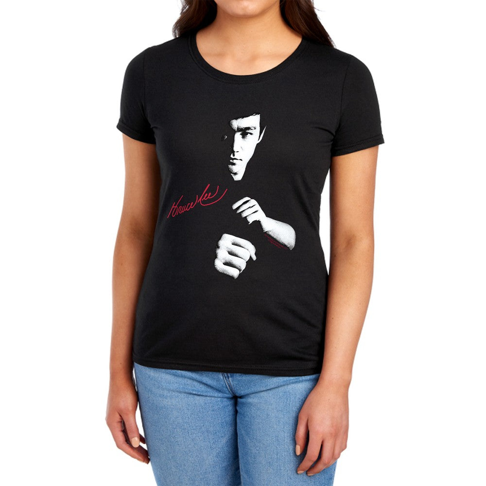 Bruce Lee The Dragon Awaits Licensed Women's T-Shirt Regular Fit SM-XL