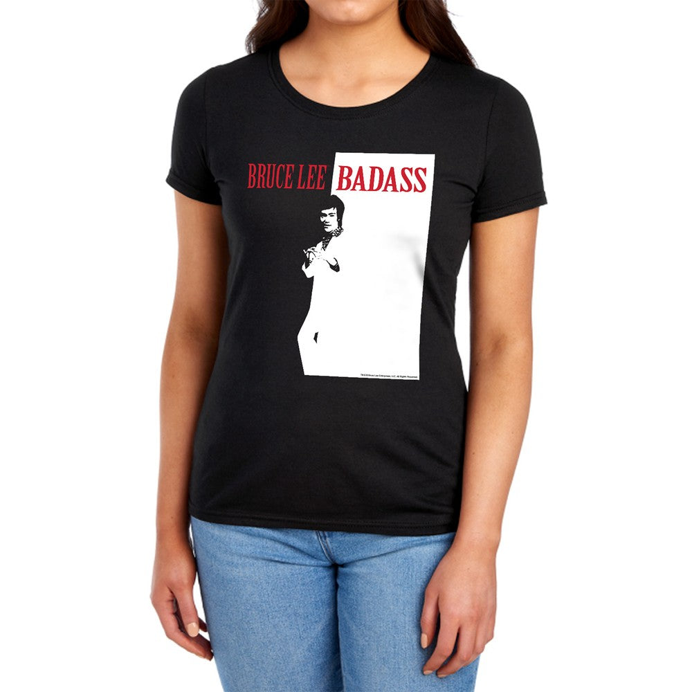 Bruce Lee Badass Licensed Women's T-Shirt Regular Fit SM-XL