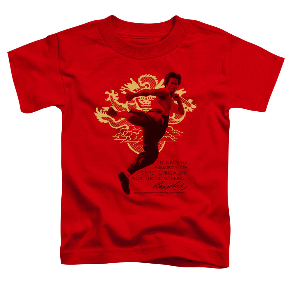 Bruce Lee Immortal Dragon Licensed Toddler T-Shirt LG