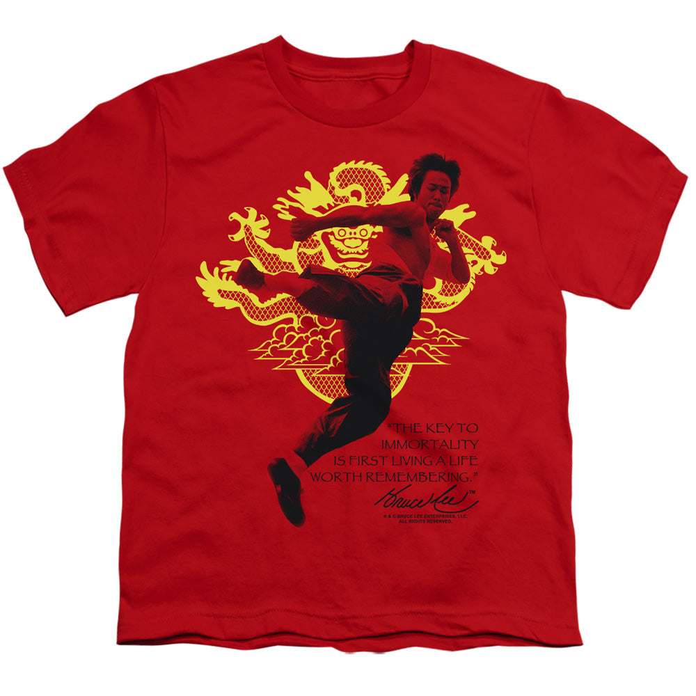 Bruce Lee Immortal Dragon Licensed Kid's T-Shirt (Ages 4-7) XS-XL