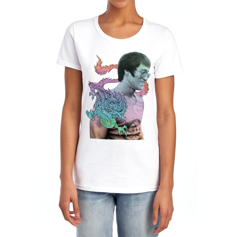 Bruce Lee A Little Bruce Licensed Women's T-Shirt Regular Fit SM
