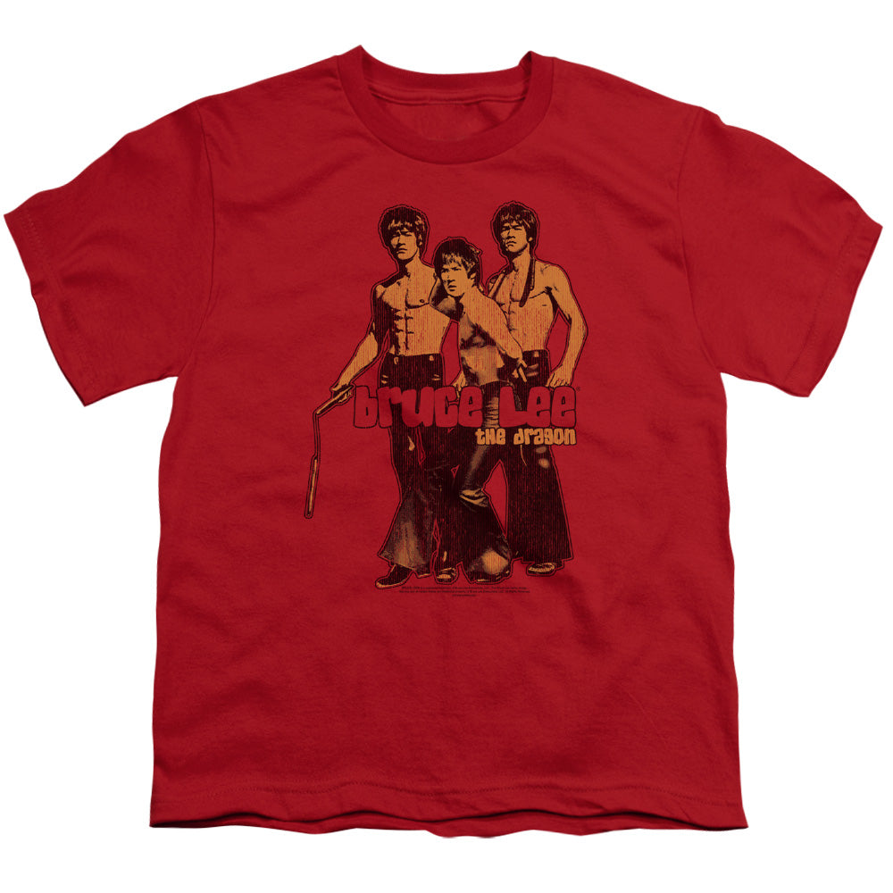 Bruce Lee Nunchucks Licensed Kid's T-Shirt (Ages 4-7) SM-XL