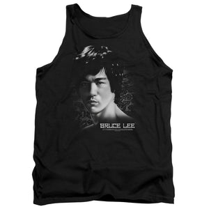 AN OFFCIALLY LICENSED BRUCE LEE IN YOUR FACE ADULT UNISEX TANK TOP BLACK