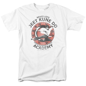 AN OFFCIALLY LICENSED BRUCE LEE JEET KUNE MEN'S REGULAR FIT T-SHIRT WHITE