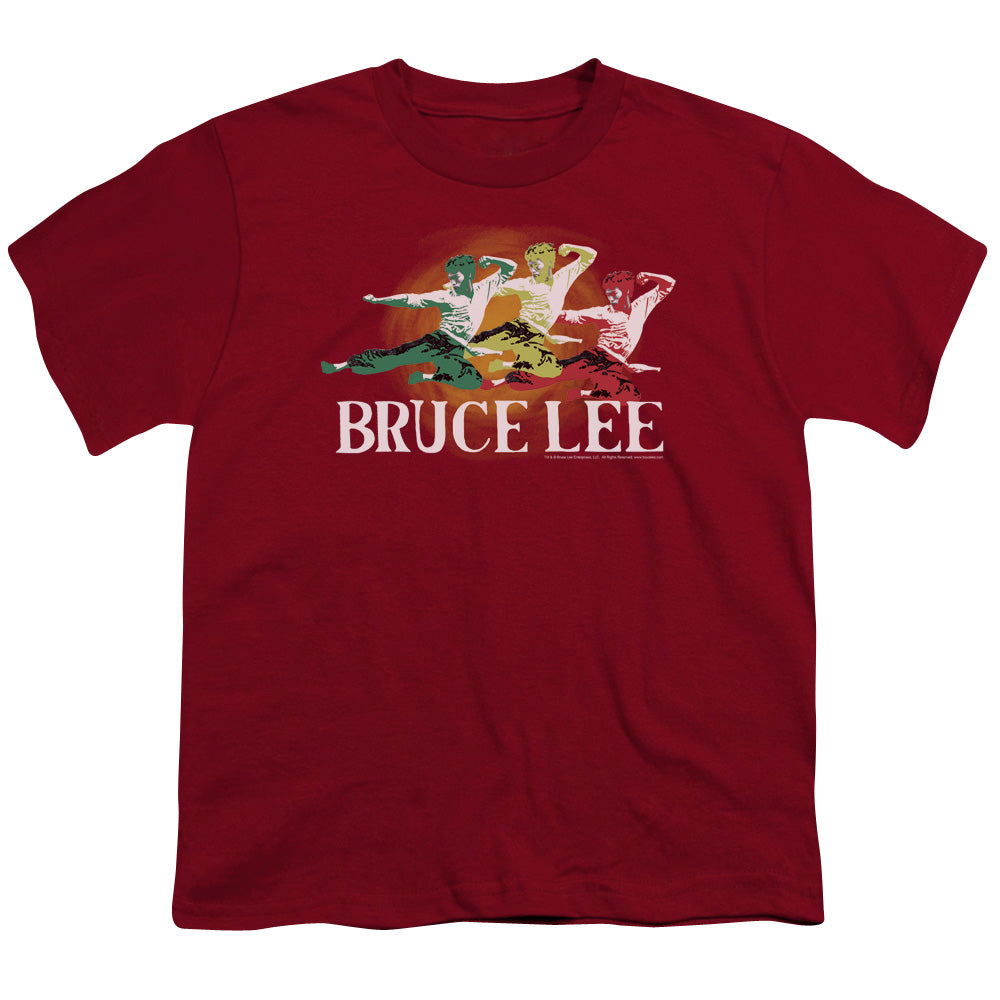 Bruce Lee Tri Color Licensed Kid's T-Shirt (Ages 4-7) XS-SM