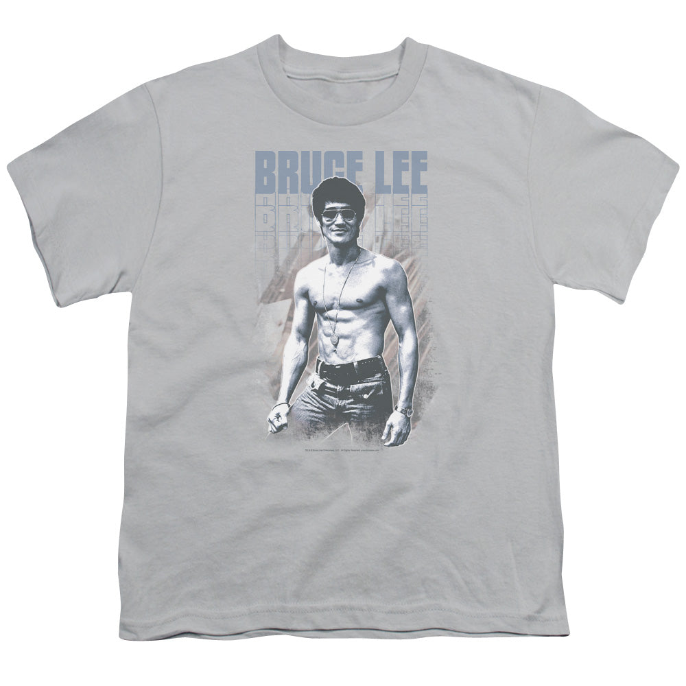 Bruce Lee Blue Jean Lee Licensed Kid's T-Shirt (Ages 4-7) XL