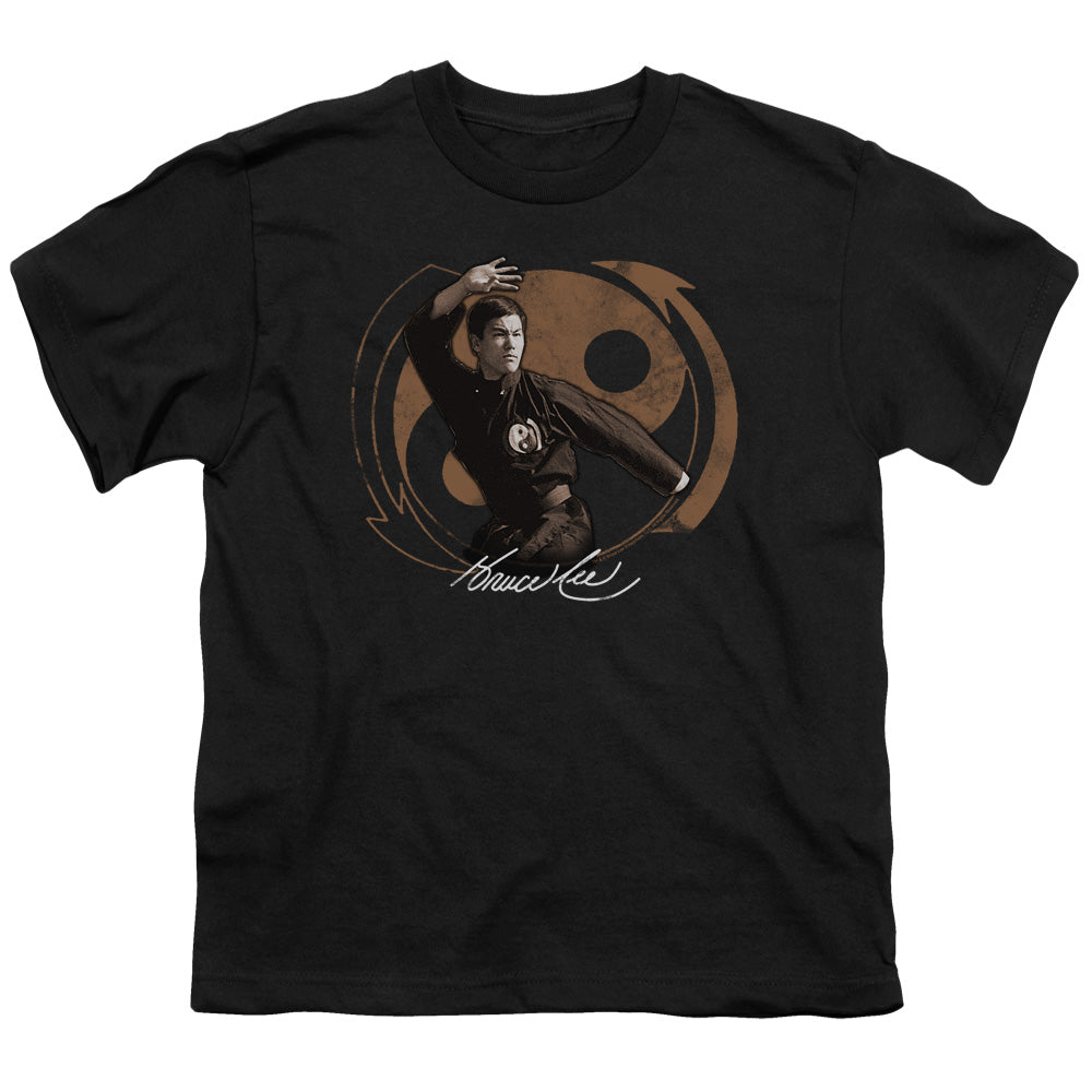 Bruce Lee Jeet Kun Do Pose Licensed Kid's T-Shirt (Ages 4-7) XS-XL