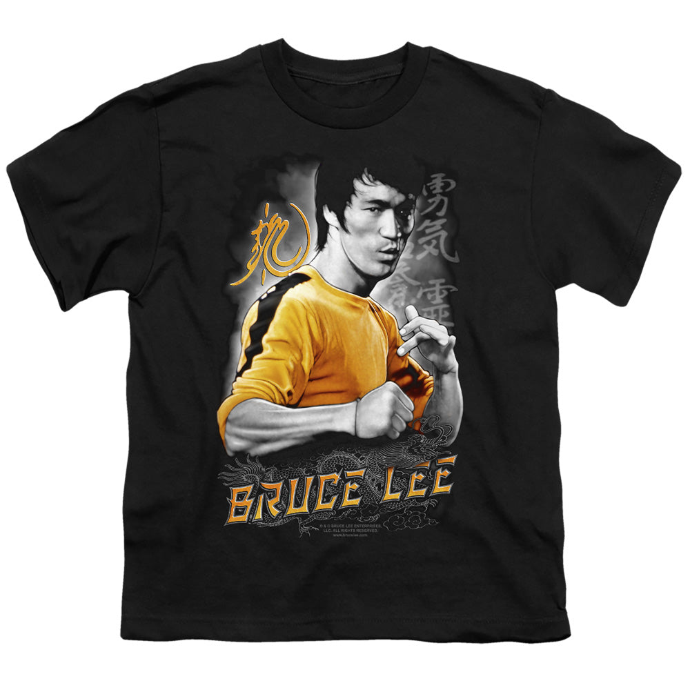 Bruce Lee Yellow Dragon Licensed Kid's T-Shirt (Ages 4-7) XS-XL