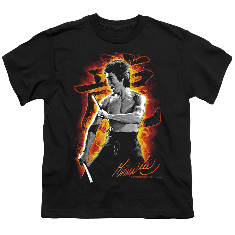 Bruce Lee Dragon Fire Licensed Kid's T-Shirt (Ages 4-7) XS-XL