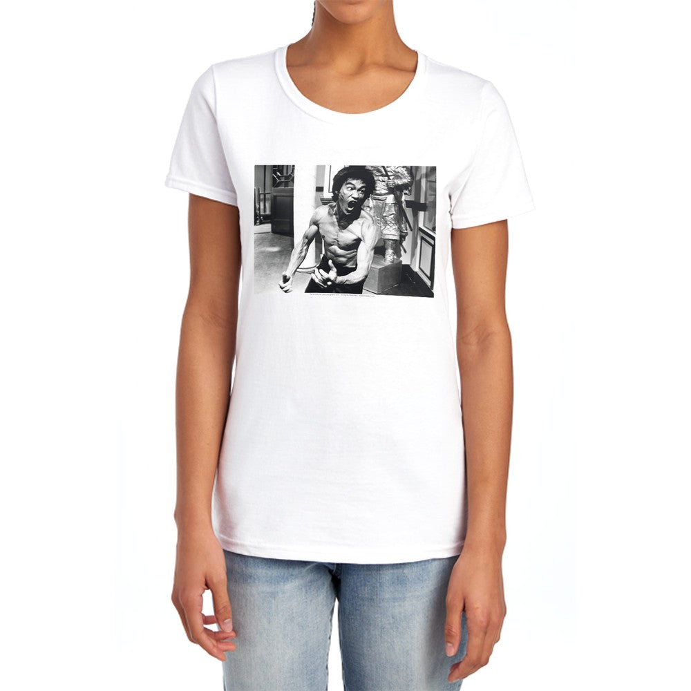 Bruce Lee Full Of Fury Licensed Women's T-Shirt Regular Fit SM-2X