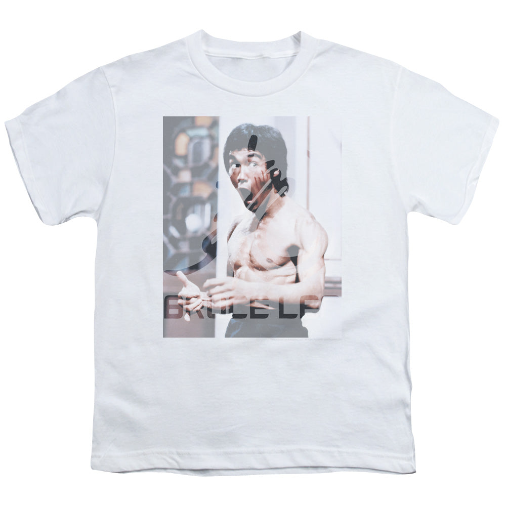 Bruce Lee Revving Up Licensed Kid's T-Shirt (Ages 4-7) XS-XL