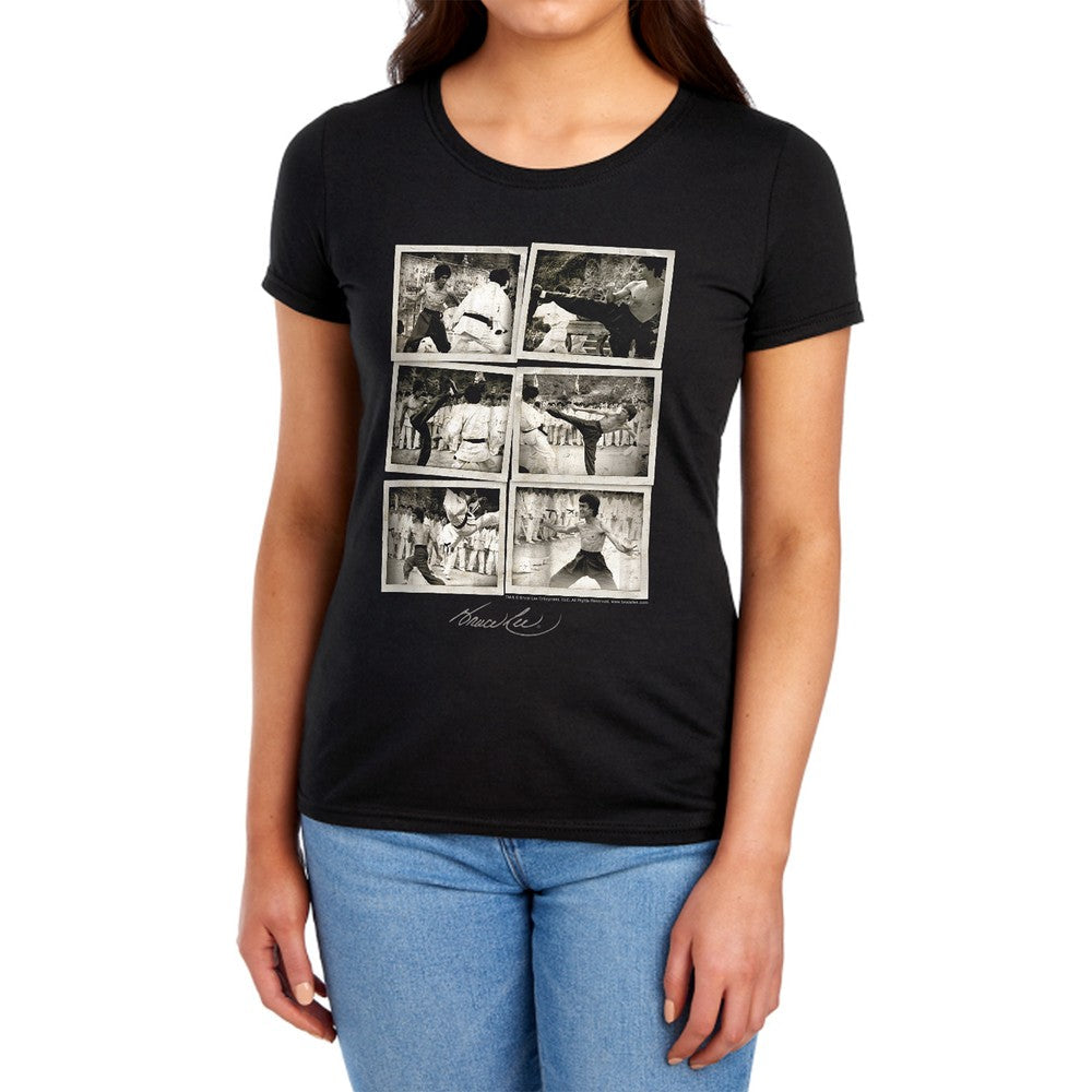 Bruce Lee Snap Shots Licensed Women's T-Shirt Regular Fit SM-2X