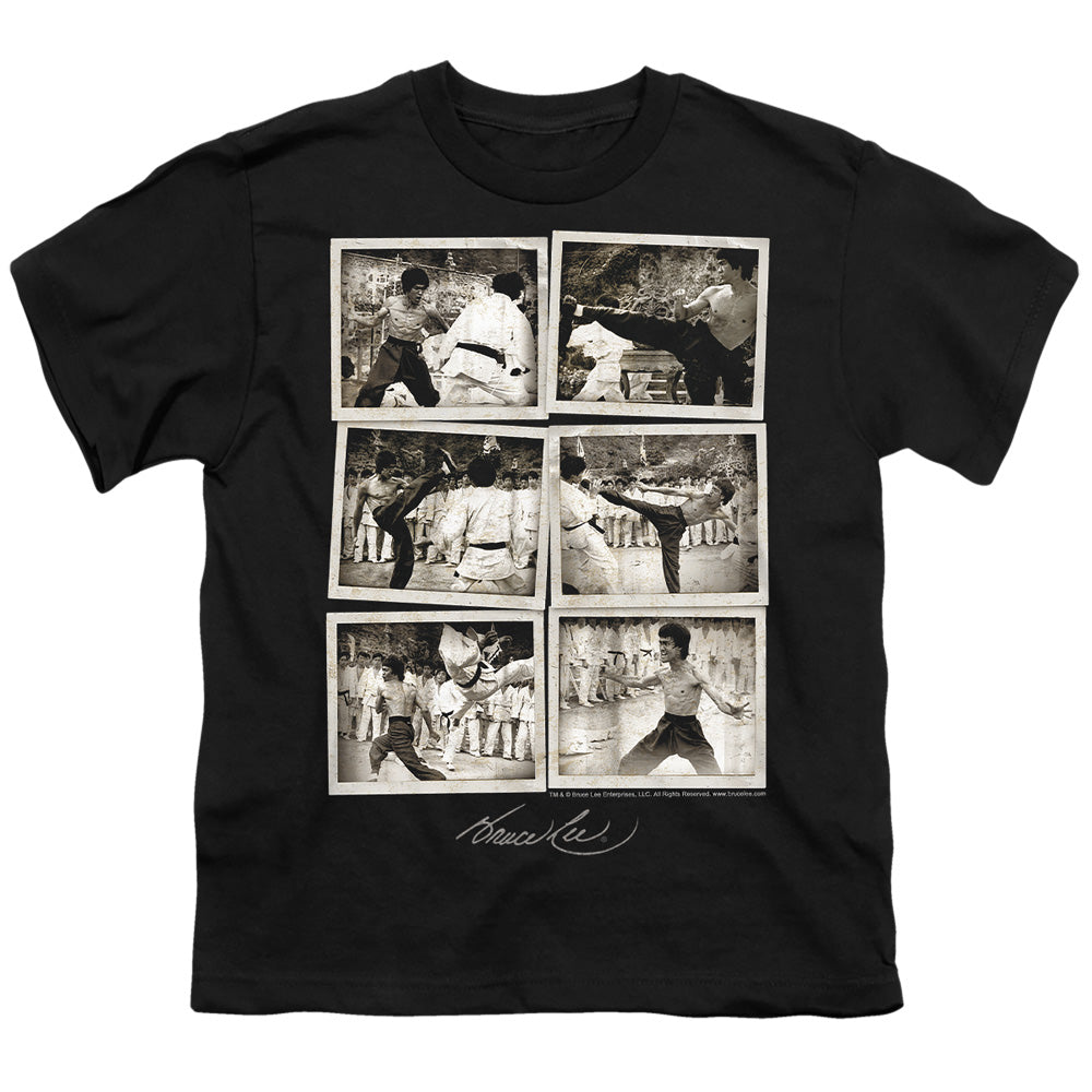 Bruce Lee Snap Shots Licensed Kid's T-Shirt (Ages 4-7) XS-XL