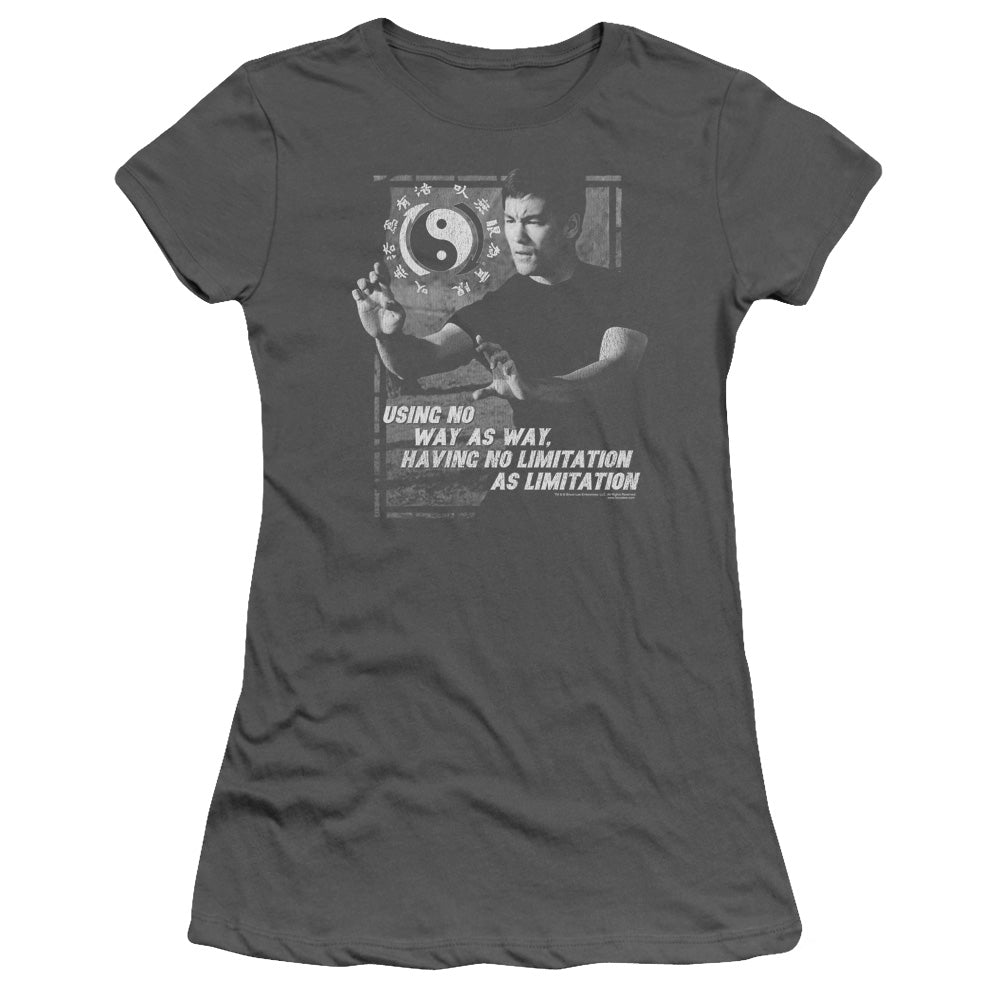 Bruce Lee No Way As A Way Licensed Women's T-Shirt Juniors SM-2X