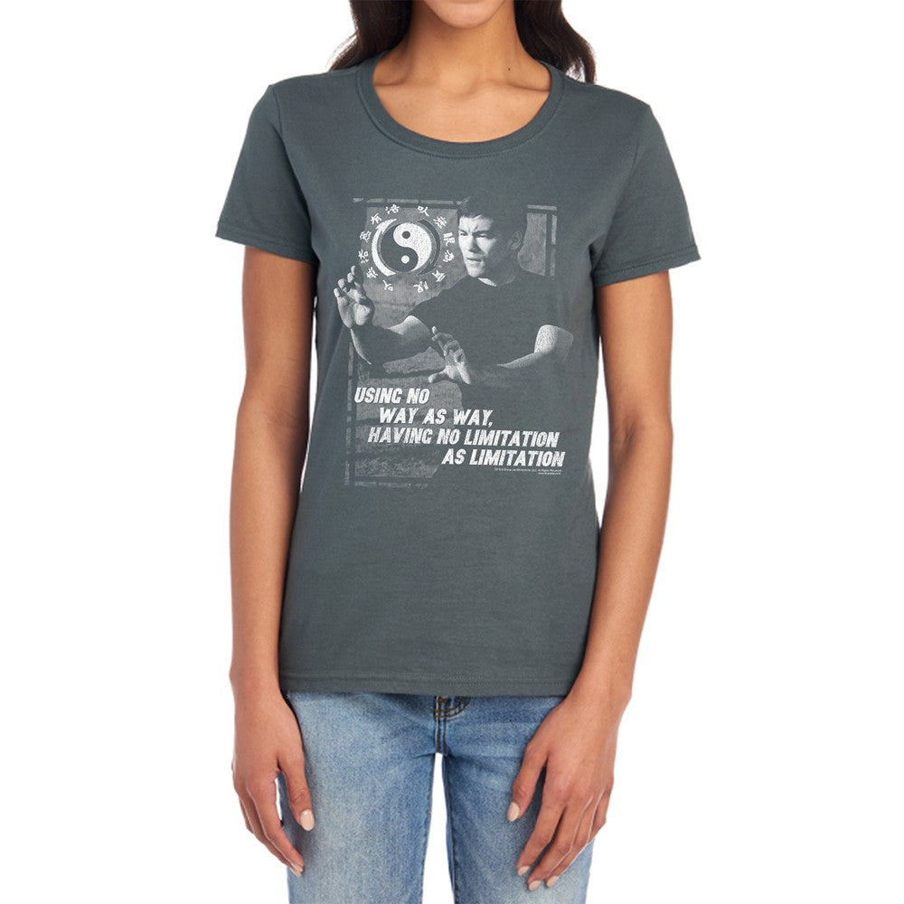 Bruce Lee No Way As A Way Licensed Women's T-Shirt Regular Fit SM-2X