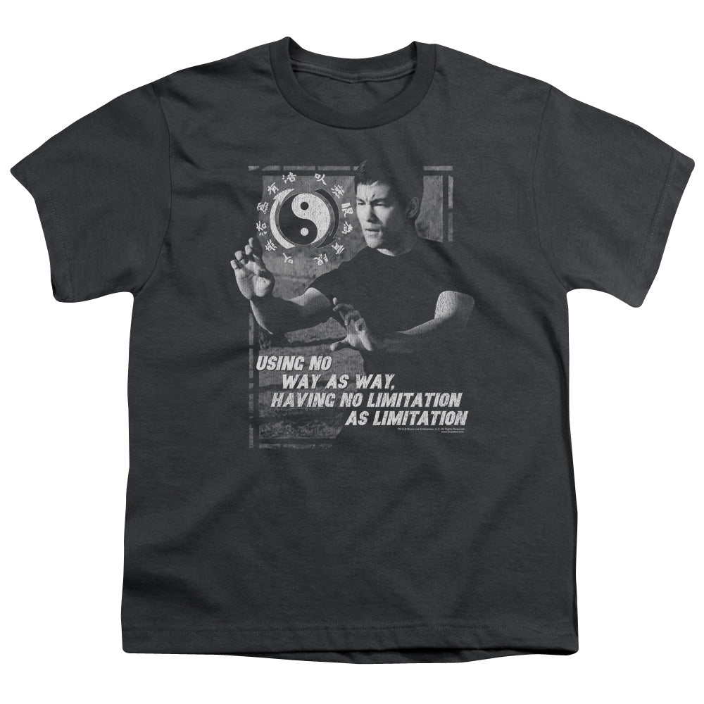 Bruce Lee No Way As A Way Licensed Kid's T-Shirt (Ages 4-7) XS-XL