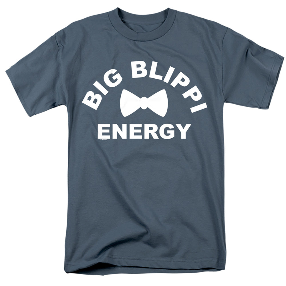 AN OFFCIALLY LICENSED BLIPPI BIG BLIPPI ENERGY MEN'S REGULAR FIT T-SHIRT SLATE