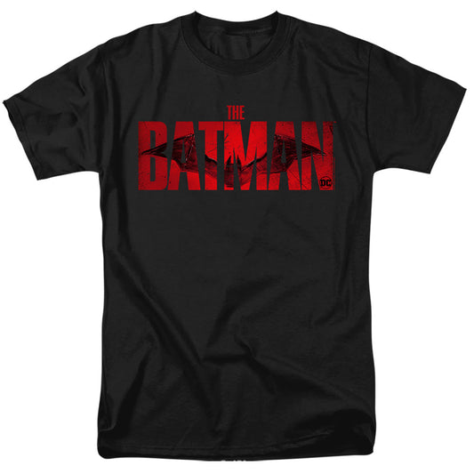 The Batman Crimson Drawn Bat Logo Licensed Adult Unisex T-Shirt Regular Fit Tee