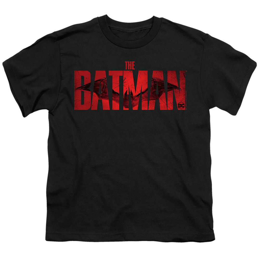 The Batman Crimson Drawn Bat Logo Licensed Kid's T-Shirt (Ages 4-7) SM-XL