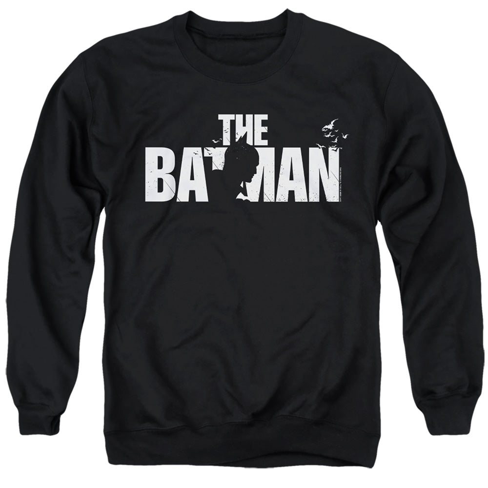 The Batman Silhouette Title Licensed Adult Unisex Crewneck Sweatshirt SM-3X