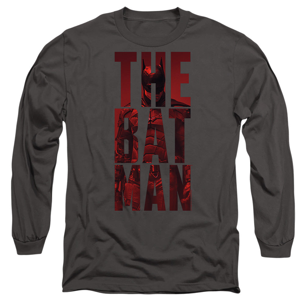 The Batman Crimson Crusader Licensed Adult Unisex Long Sleeve T-Shirt SM-3X