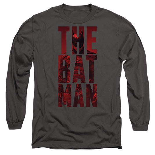 The Batman Crimson Crusader Licensed Adult Unisex Long Sleeve T-Shirt SM-3X