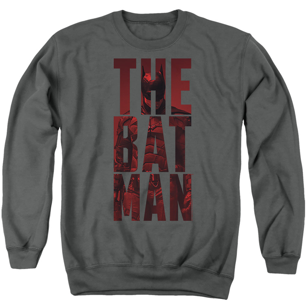 The Batman Crimson Crusader Licensed Adult Unisex Crewneck Sweatshirt SM-3X
