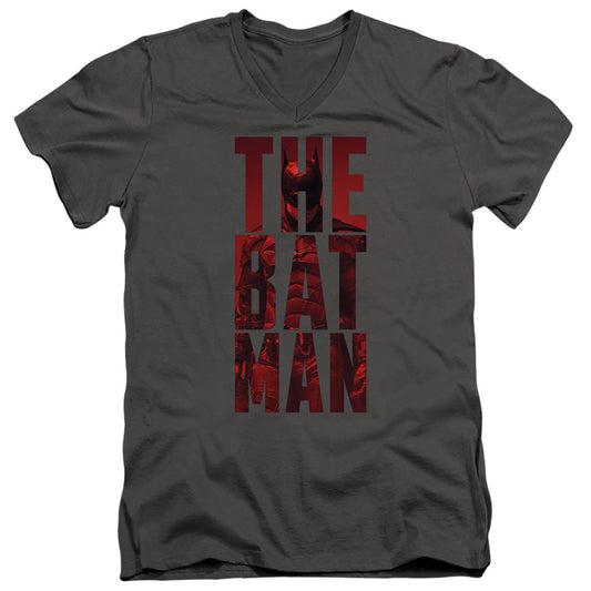 The Batman Crimson Crusader Licensed Adult Unisex T-Shirt V-Neck Tee SM-2X