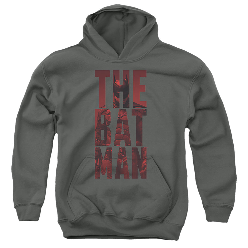 The Batman Crimson Crusader Licensed Youth Hoodie (Ages 8-12) SM-XL