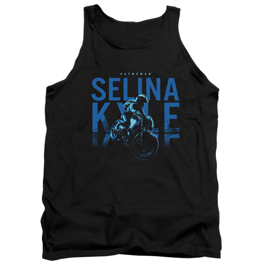 The Batman Selina Kyle Motorcycle Licensed Adult Unisex Tank Top SM-2X