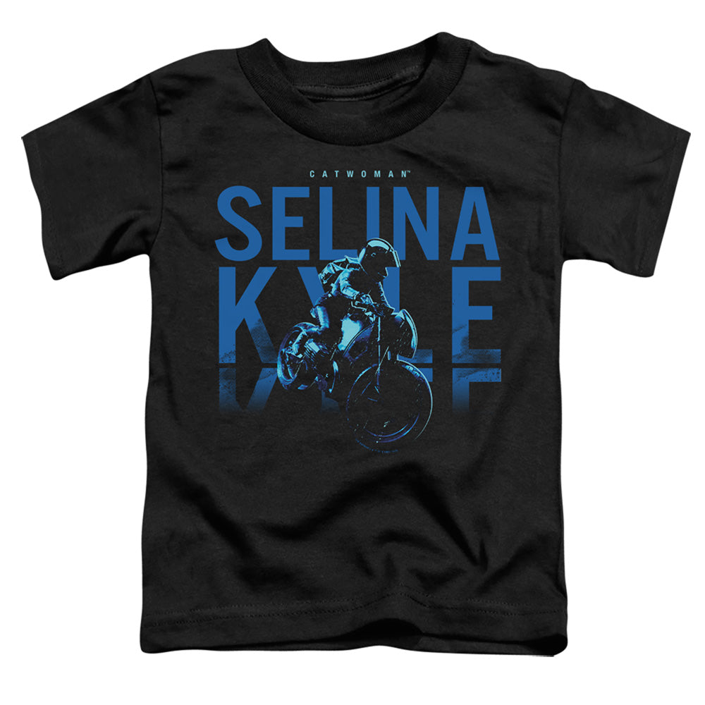 The Batman Selina Kyle Motorcycle Licensed Toddler T-Shirt SM-LG