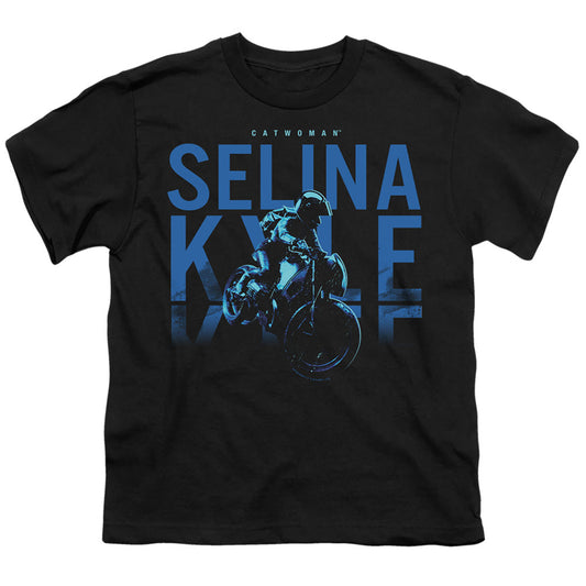 The Batman Selina Kyle Motorcycle Licensed Kid's T-Shirt (Ages 4-7) SM-XL