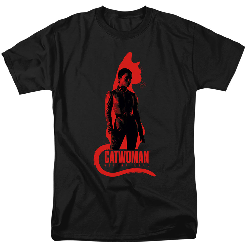 The Batman Selina Kyle Cat Silhouette Licensed Adult Unisex T-Shirt SM-5X