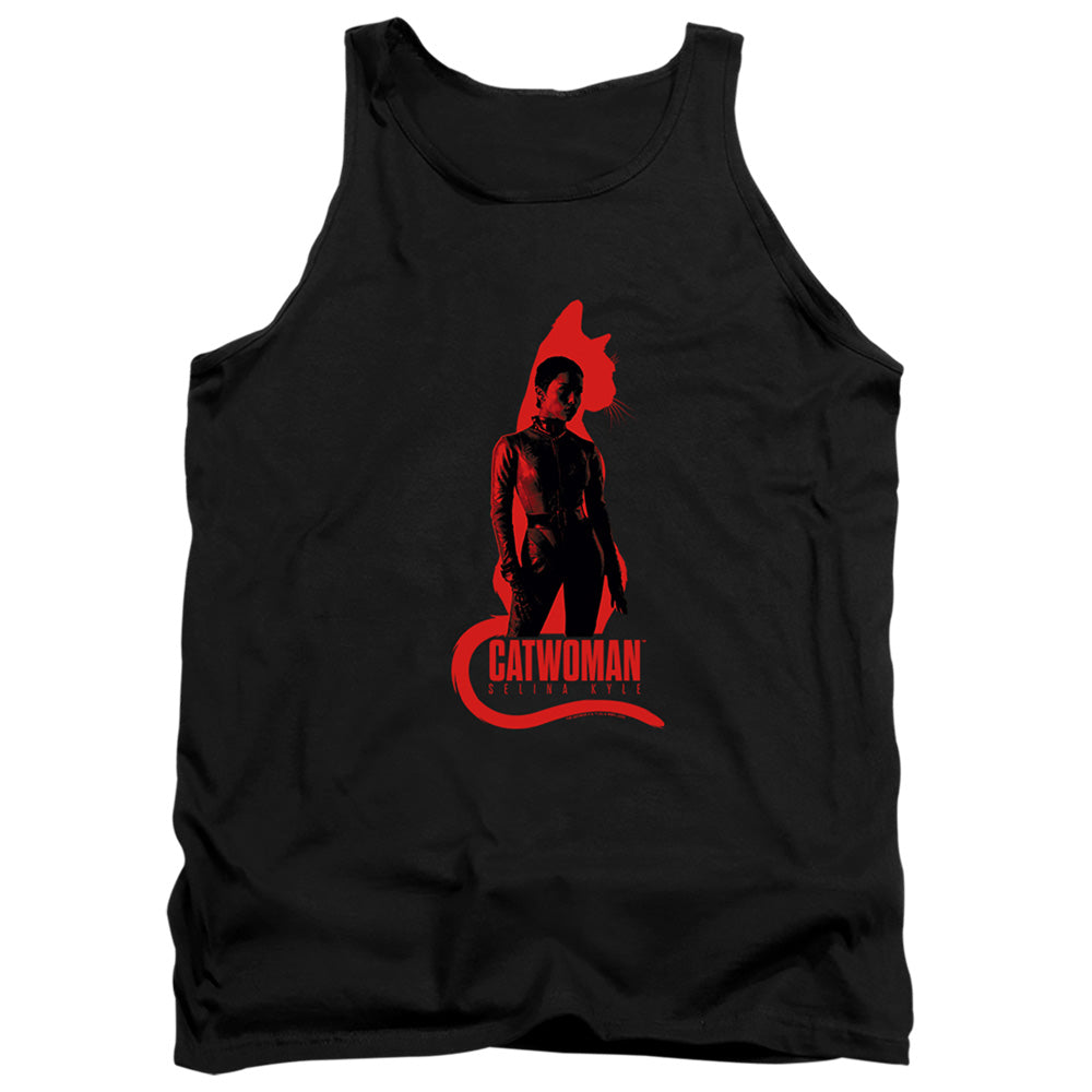 The Batman Selina Kyle Cat Silhouette Licensed Adult Unisex Tank Top SM-2X