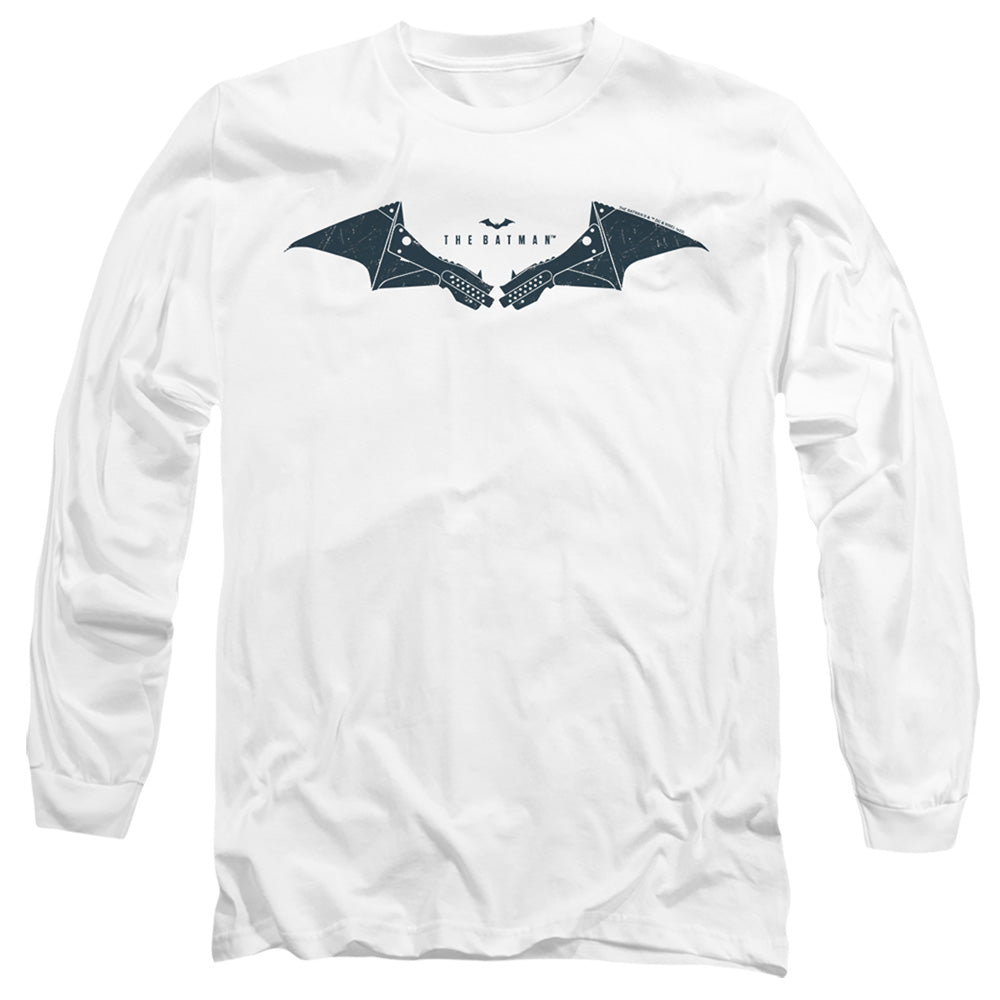 The Batman Mechanical Bat Logo Licensed Adult Unisex Long Sleeve T-Shirt SM-3X