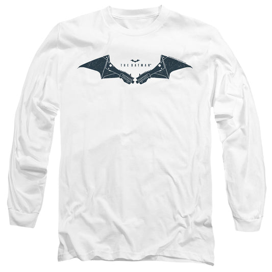 The Batman Mechanical Bat Logo Licensed Adult Unisex Long Sleeve T-Shirt SM-3X