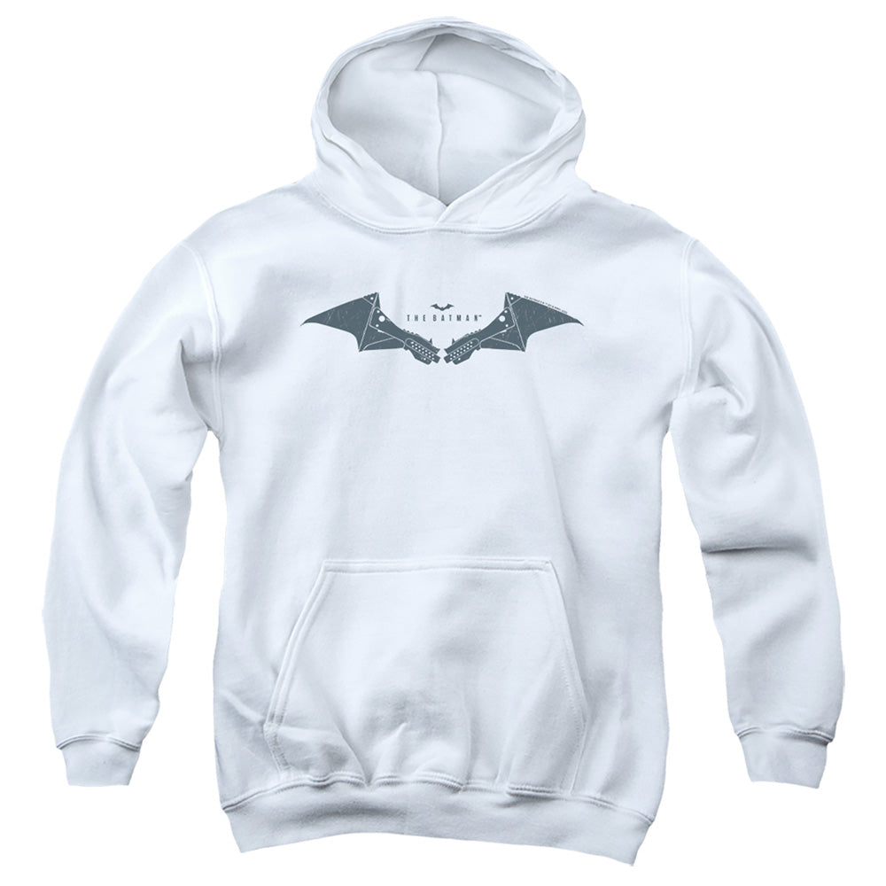The Batman Mechanical Bat Logo Licensed Youth Hoodie (Ages 8-12) SM-XL