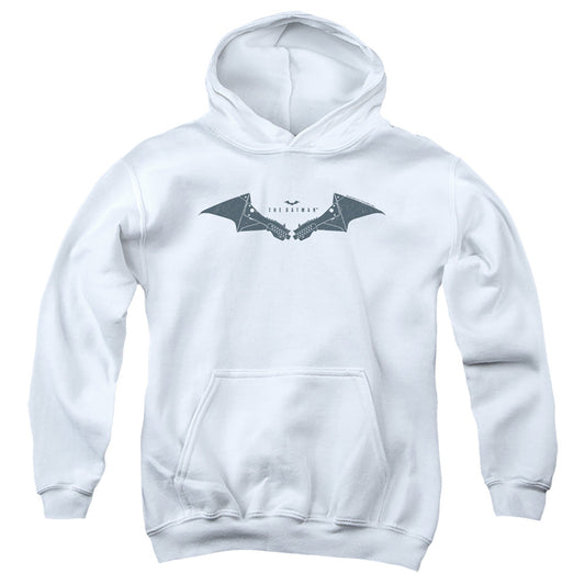 The Batman Mechanical Bat Logo Licensed Youth Hoodie (Ages 8-12) SM-XL